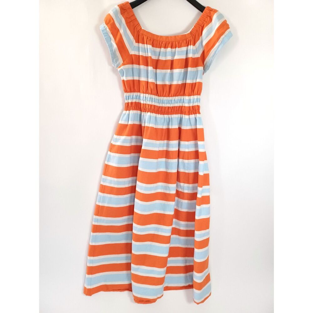 Ann Mashburn Maxi Dress Cotton Linen Blend Large Resortwear Modest Maximalist